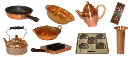 銅製品展示品